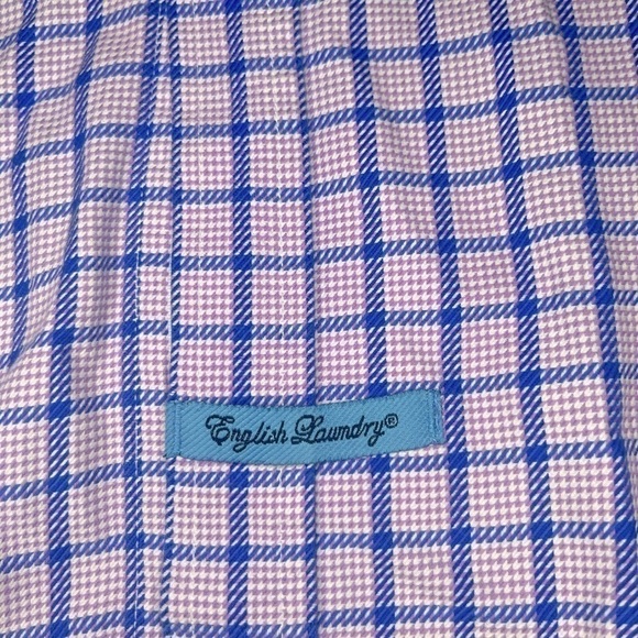 English Laundry Men’s Multi Long Sleeve Button Up Shirt Size 16 1/2 34/35 - Picture 4 of 6